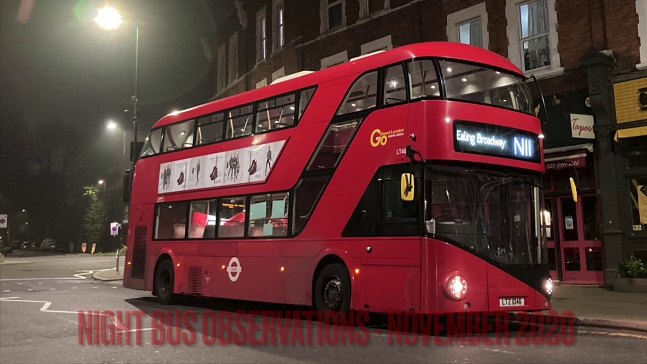 Night Bus Observations | November 2020