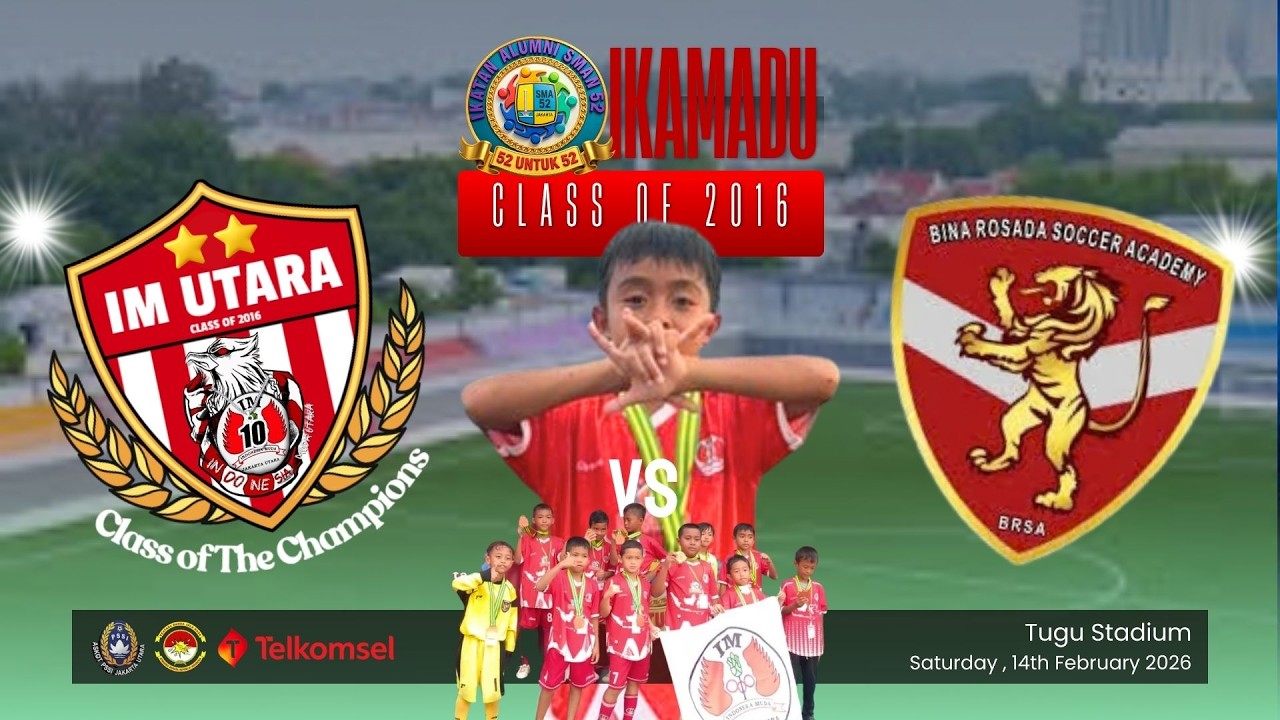 BIG 16 Fase IM Utara U10 vs BRSA Maung IKAMADU CUP 1 2026, Stadion Tugu Jakarta Utara