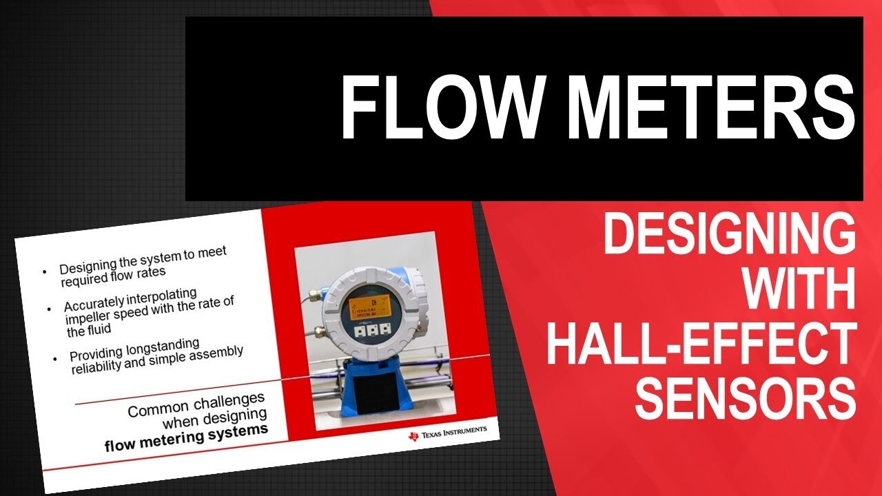 Designing flow meters with Hall-effect sensors