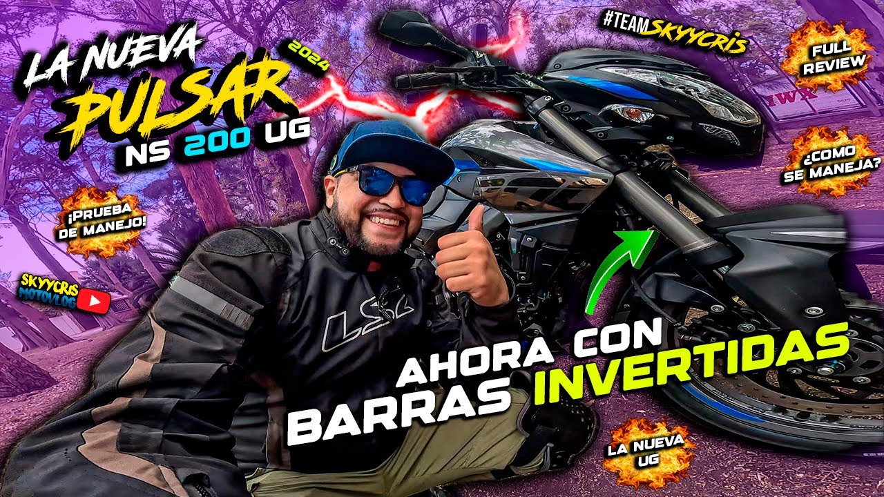LA NUEVA PULSAR NS 200 UG 2024 💥😱 ¡CON BARRAS INVERTIDAS! |  SKYYCRIS