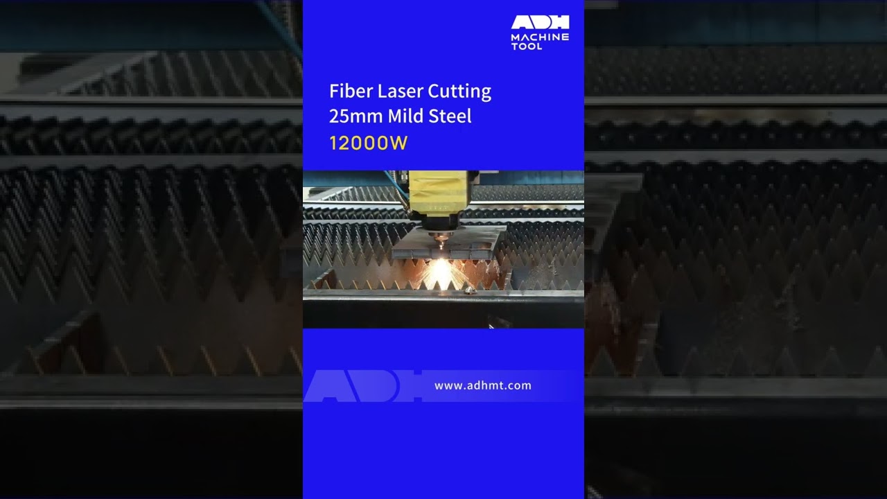ADH Fiber Laser Cutting Machine 12000W 25MM Mild Steel