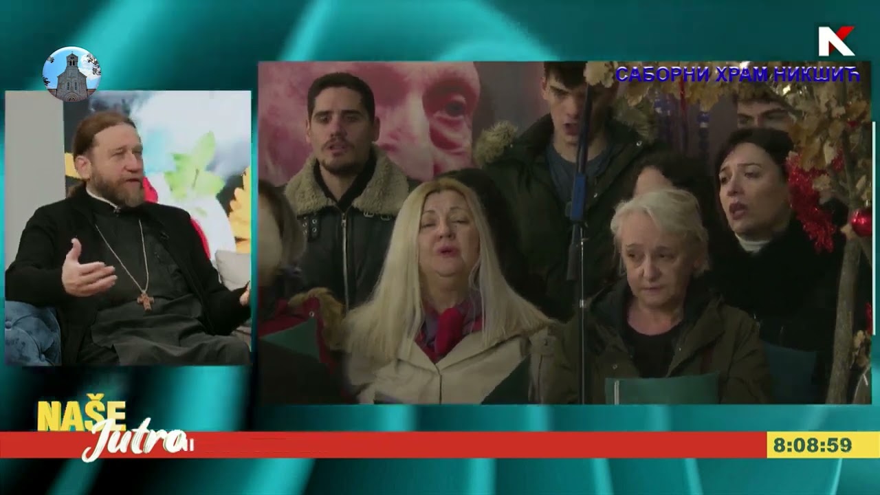 Божићна литургија у Саборном храму у Никшићу 07. 01. 2025. љ. Г.