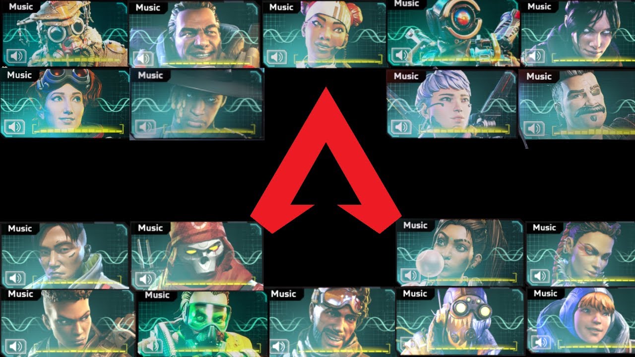 Apex Legends - Every 18 Legends Music Packs - [Choose your character OST]