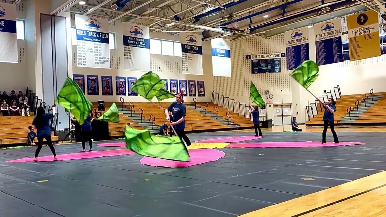 West Orange Middle School Color Guard, Jan. 26, 2026