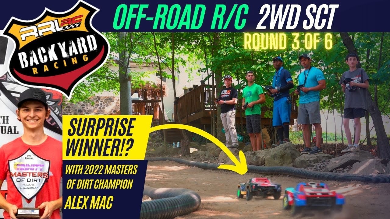 Backyard RC 2WD Short Course Race Round 3 ft. Alex Mac | 2022 RRLRC