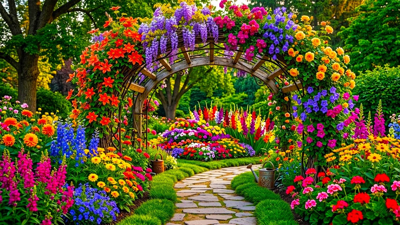 Stunning Garden Walk 2026 🌿 Most Beautiful Flowers & Relaxing Garden Spaces