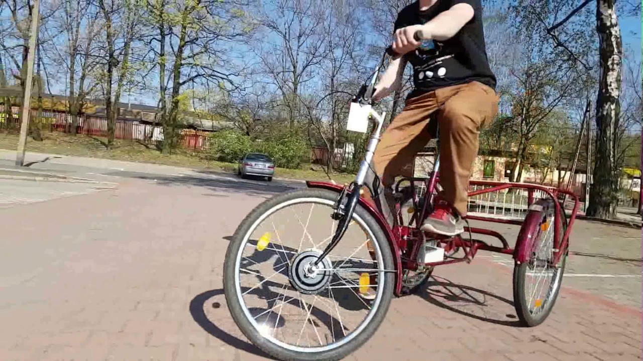 Trójkołowiec z napędem elektrycznym