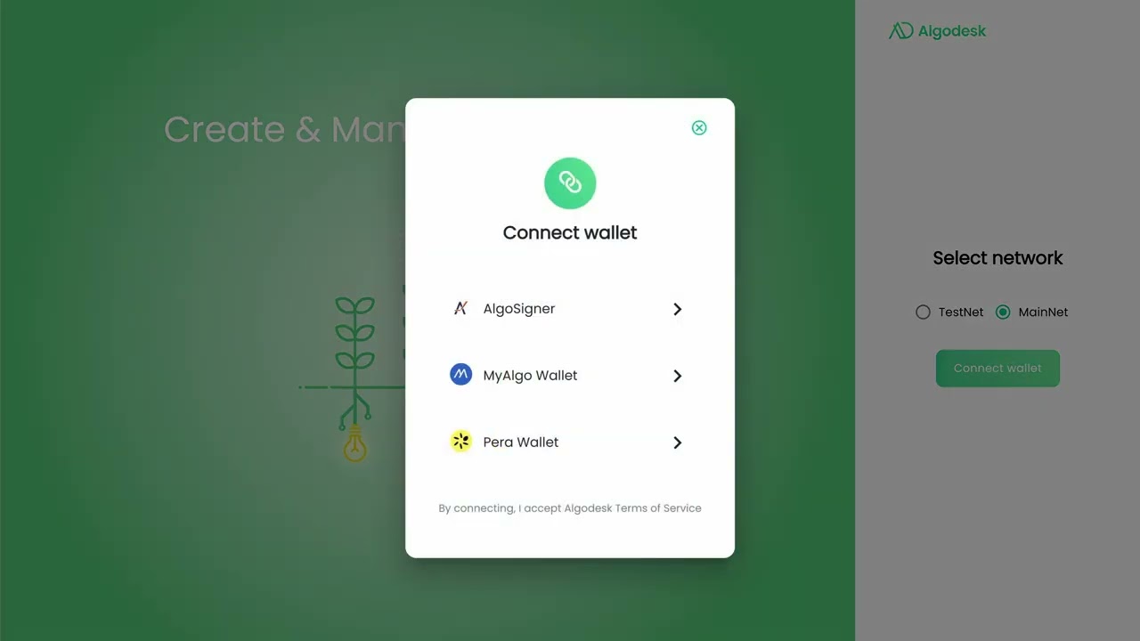 Vendor Tutorial Pt 1. Creating an Algorand Standard Asset