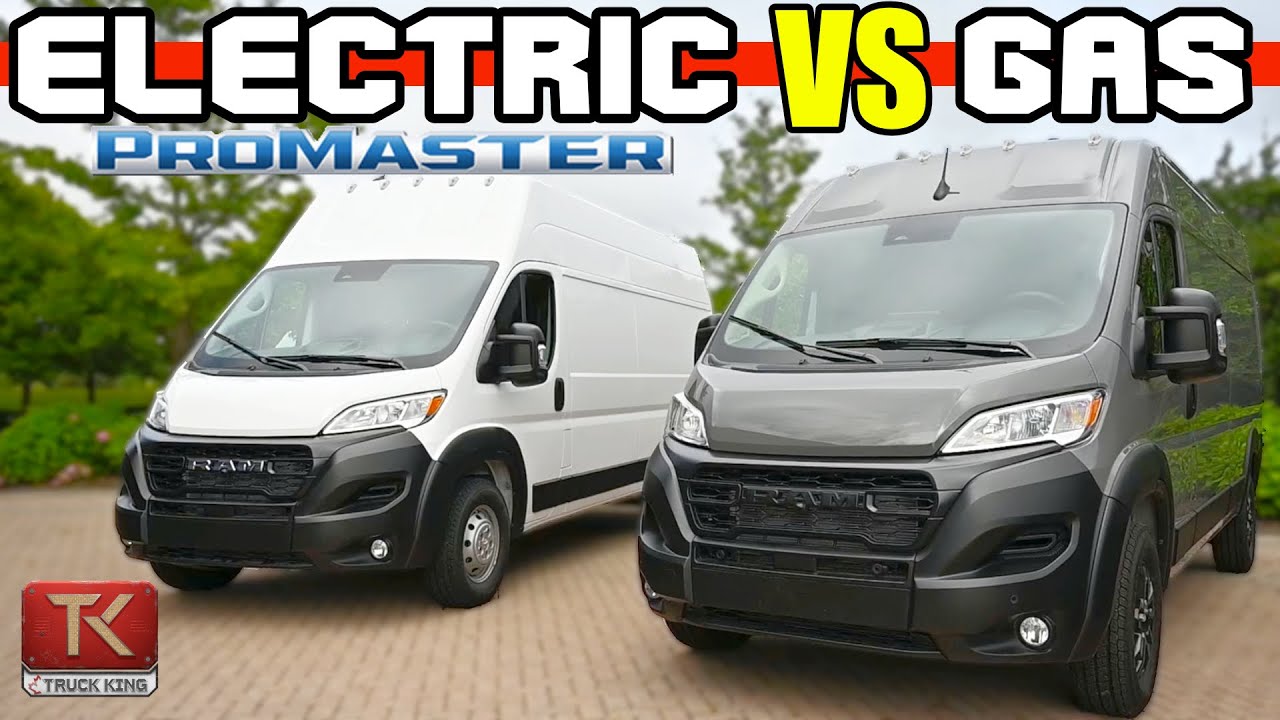 2024 Ram ProMaster EV vs ProMaster Gas - Which Delivery Van is Best?