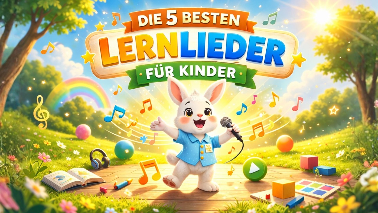 Die BESTEN LERNLIEDER f&uuml;r Kinder &ndash; Zahlen, ABC, Tiere, Formen Kinderlieder deutsch | #emilderhase