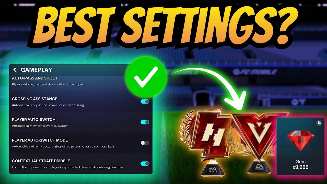 New Best Gameplay Settings after Anniversary Update in FC&nbsp;Mobile&nbsp;26!