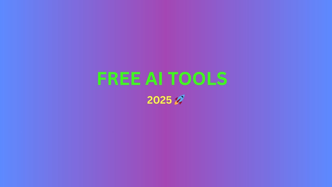 AI Tools 2025 | Best Free AI Apps for Beginners