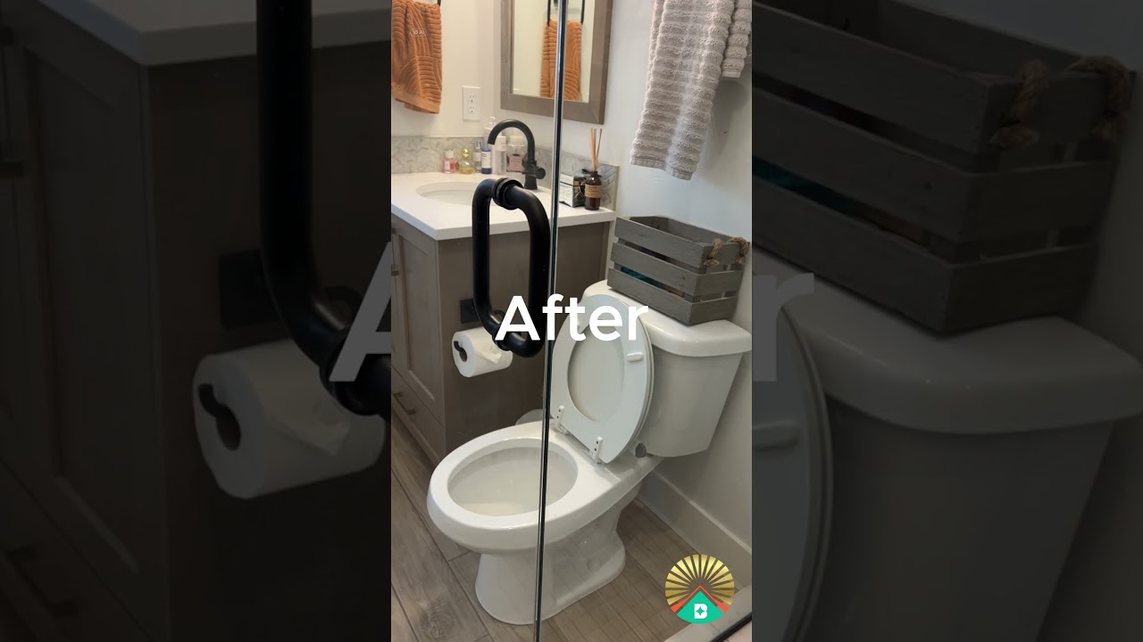 From Foggy to Flawless! Watch This Shower Glass Shine Again! 💎🧼 #bathroom#cleaningservicesnearme