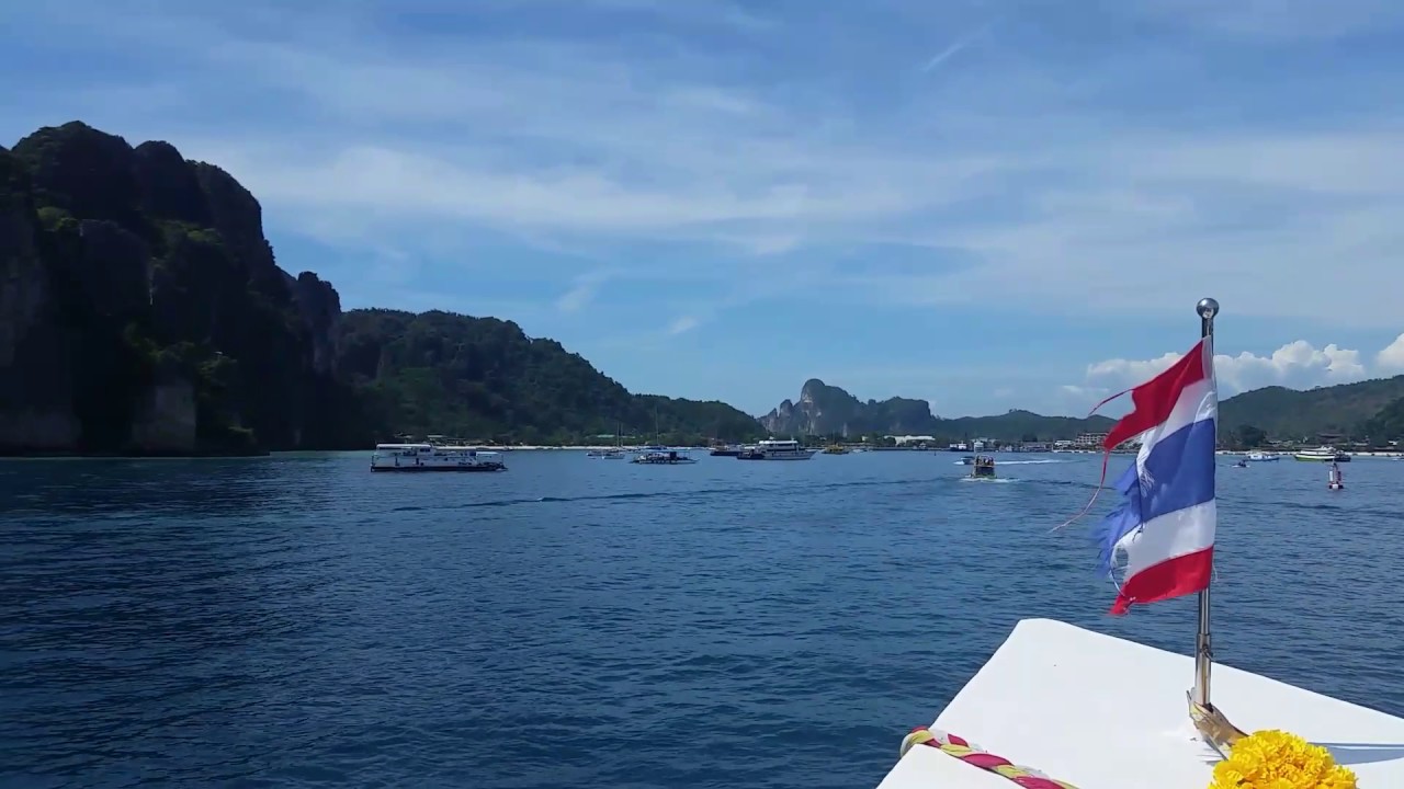 Beautiful Limestone Cliffs on Phi Phi Island, Thailand