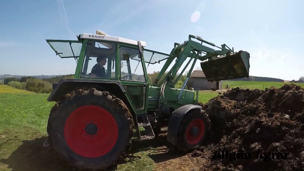 Misthaufen umbeigen 2018 / Fendt Farmer 306 Lsa / Fuchs F800 Hoflader