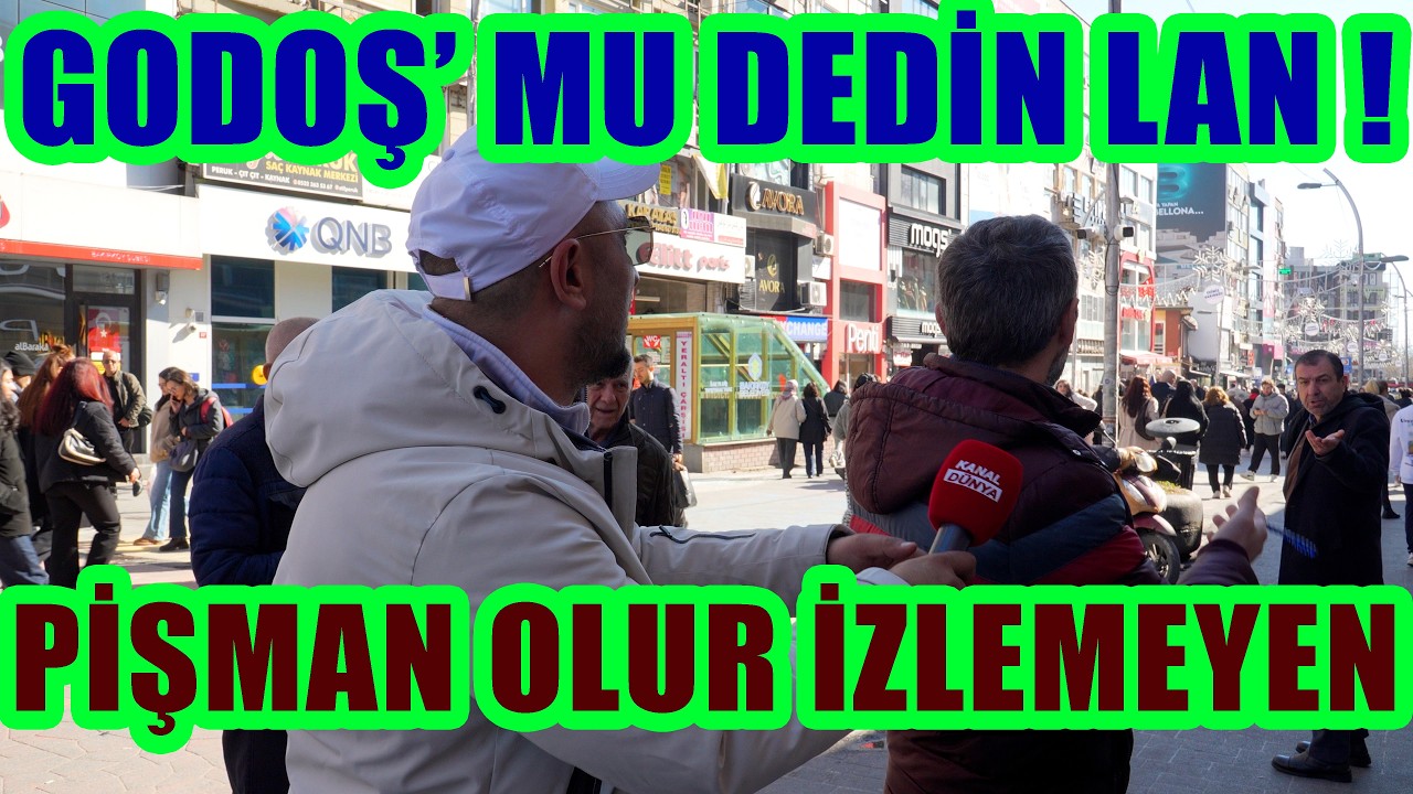 GODOŞ' MU DEDİN LAN BANA ! KORKUTAN RÖPORTAJ KAÇMAZ !
