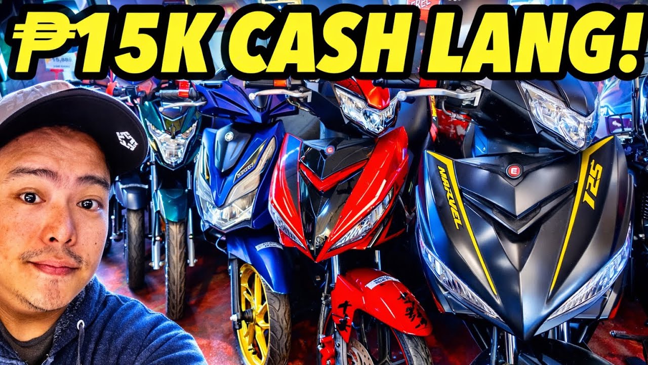 MURANG REPO AT BRAND NEW MOTORCYCLE ₱15K LANG CASH GRABE!