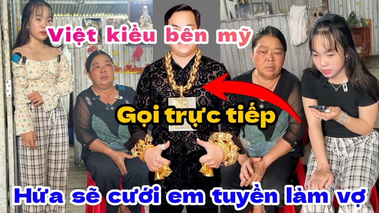 BẤT NGỜ “ anh việt kiều bên Mỹ gọi điện trực tiếp hứa sẽ cưới em tuyền làm vợ /hoài miền Tây