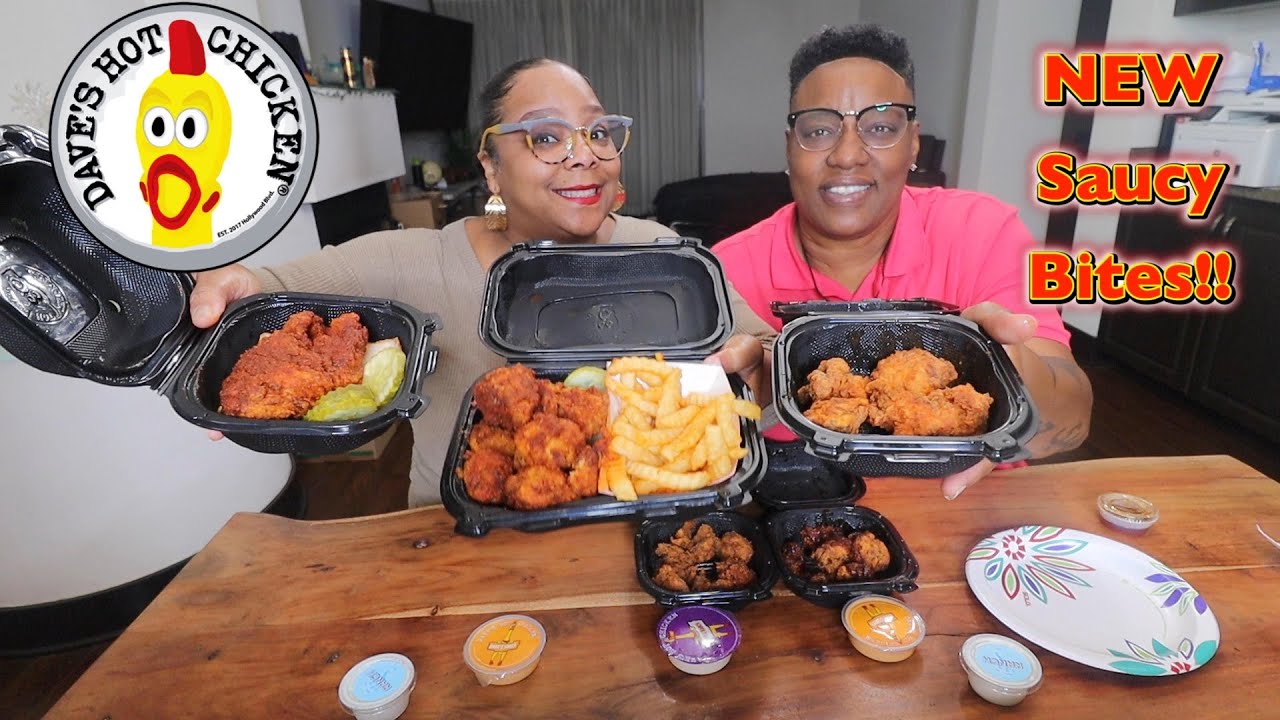 DAVES HOT CHICKEN FIRE SAUCY BITES REVIEW + COURT AND LEX POLY  BREAKUP