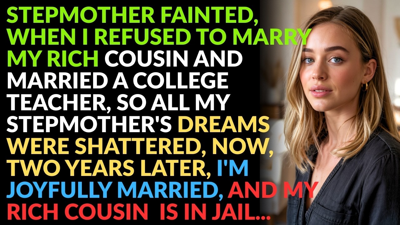 My stepmother fainted when I refused to marry my rich cousin and chose a college teacher instead....