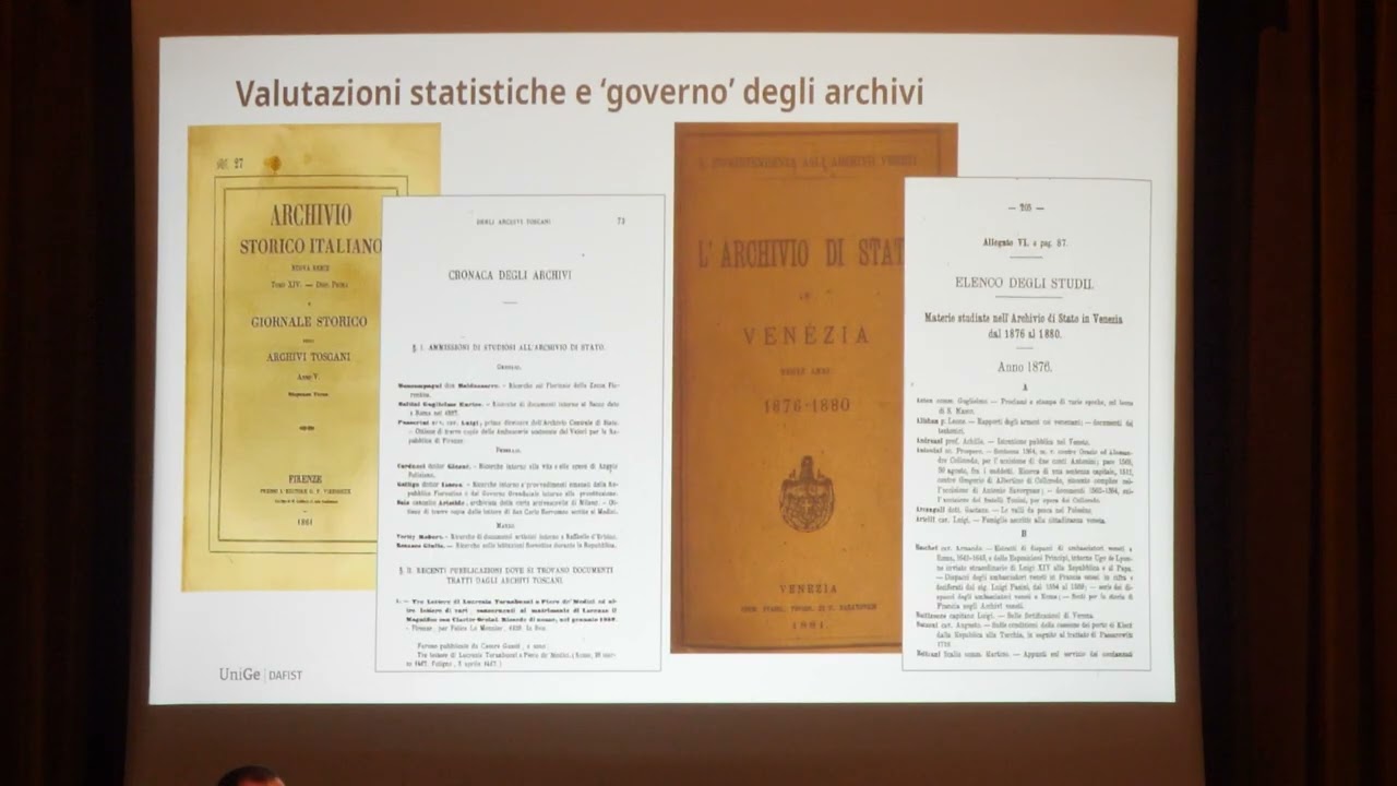 Al servizio degli utenti: Archivi e Sala studio - Parte Seconda
