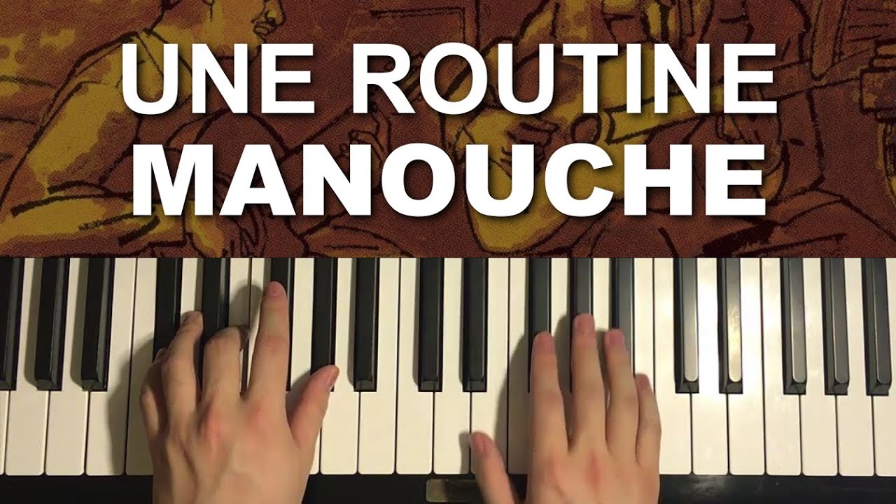 How To Play - Une Routine Manouche (Piano Tutorial Lesson)