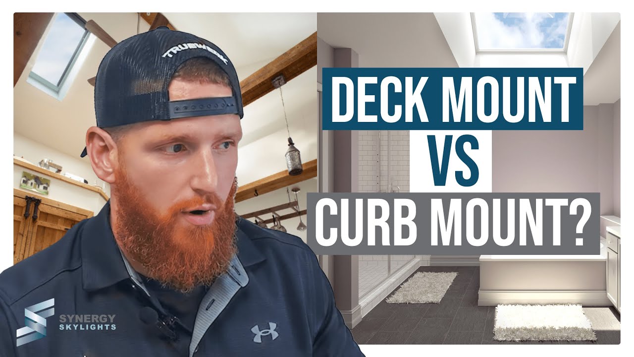 What is the Difference Between a Deck Mounted and a Curb Mounted Skylight? | Synergy Skylights FAQ