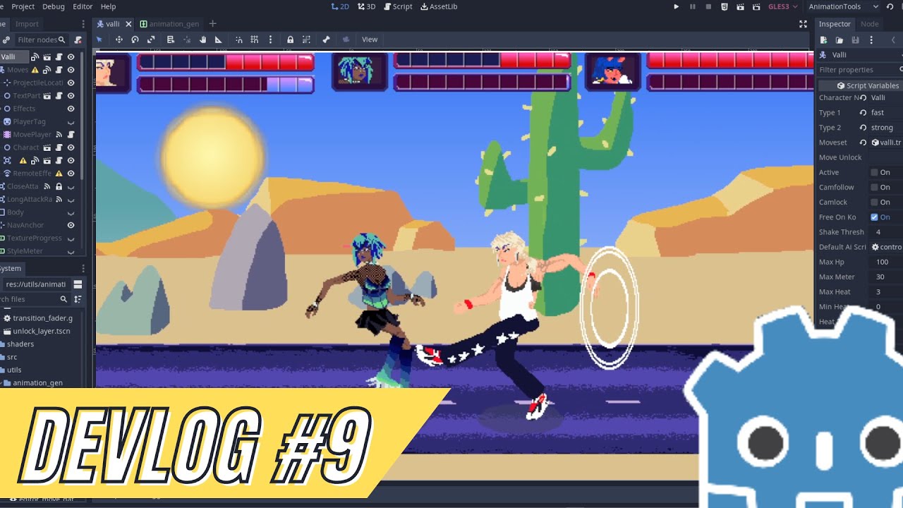 One year of progress on my indie beat 'em up! | HOT WORLDS Devlog #9