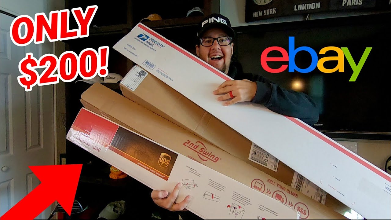 ЭПИЧНАЯ РАСПАКОВКА ГОЛЬФ-ПАКЕТА С EBAY ЗА 200 ДОЛЛАРОВ!! (Безумные цены!)