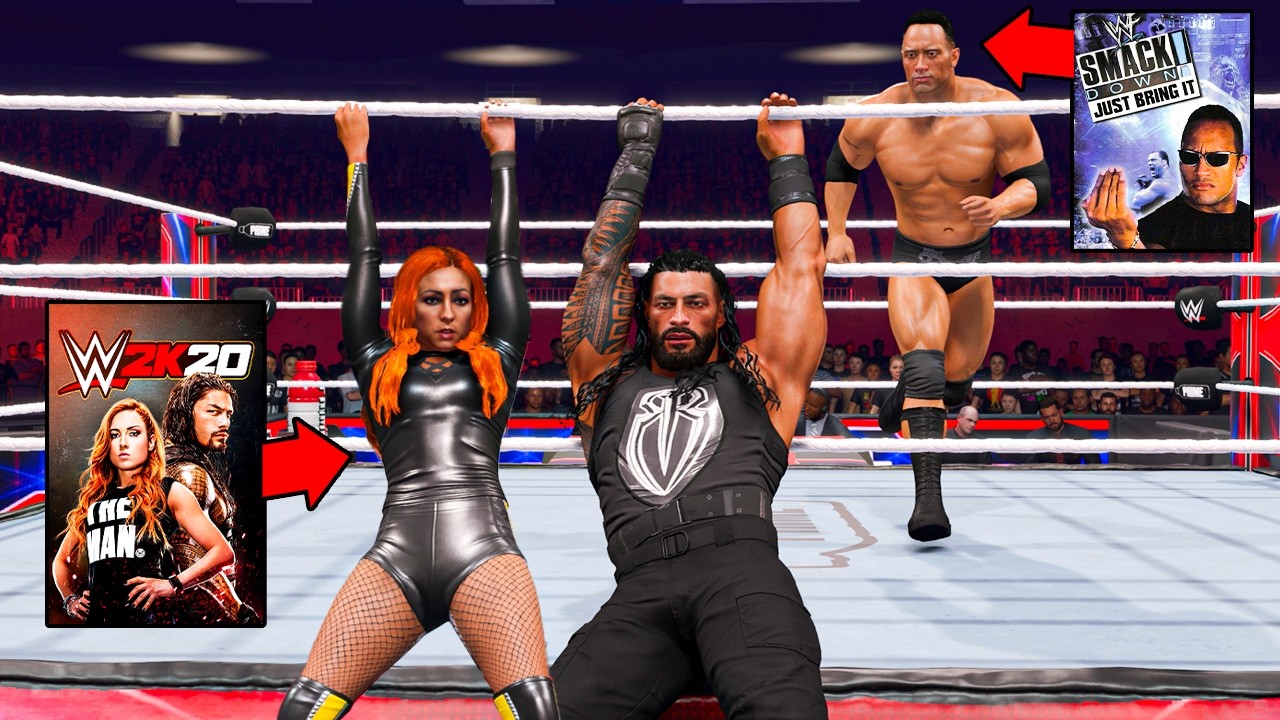 What If You Had a Royal Rumble Of WWE Cover Athletes?