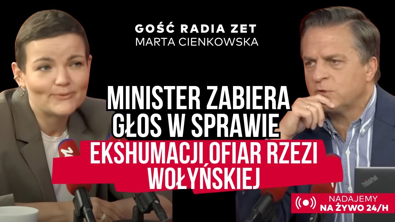 Ekshumacje ofiar rzezi wołyńskiej. Minister Kultury o trudnych rozmowach z Ukrainą. | Gość Radia ZET