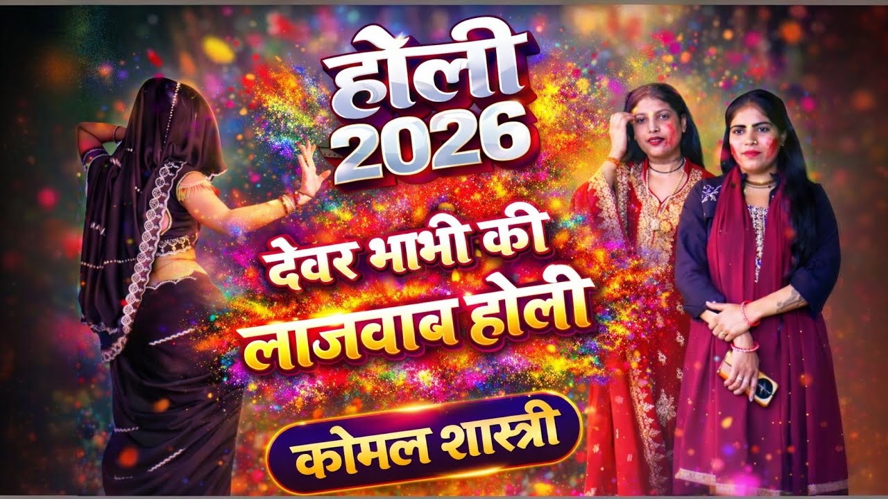 #Viral video| devar bhabhi ki new 2026 ki Holi | होली आई गई पास भाभी रंग डलवाई ले ✓ Komal shastri ji