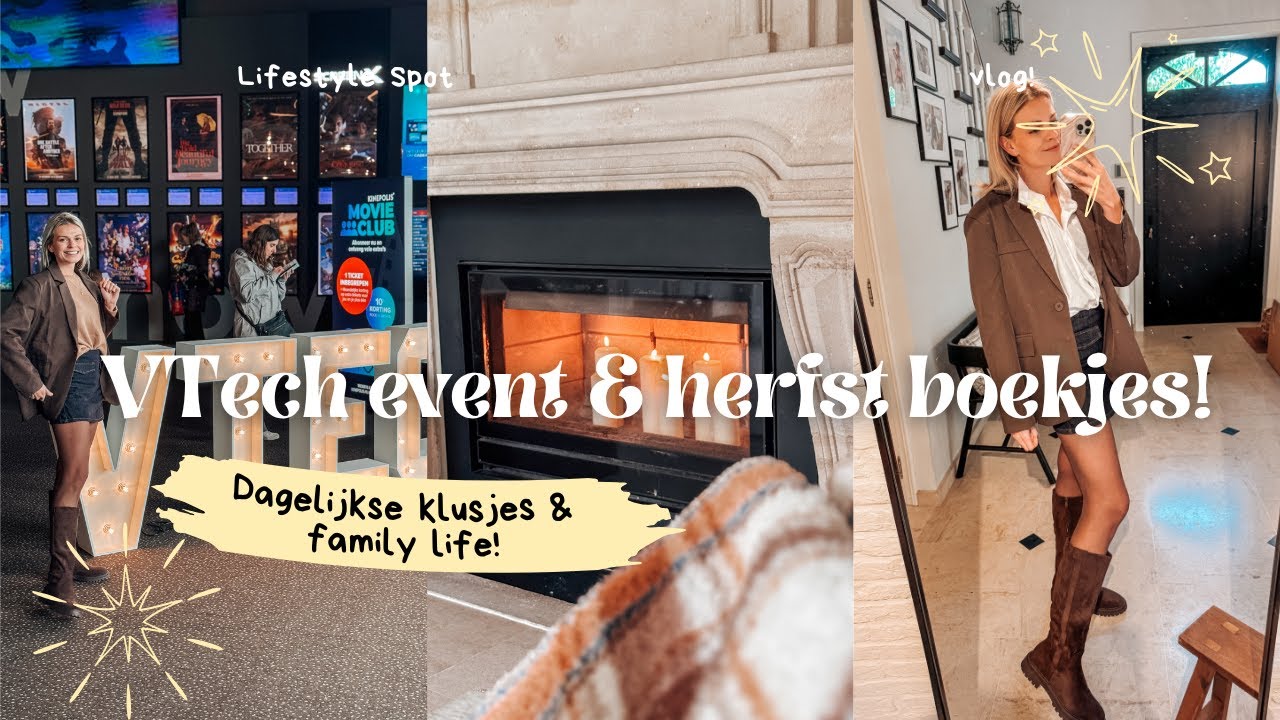 Fall DIY - Vtech event & Fall booklets / WEEKVLOG 2025 l Lifestyle Spot
