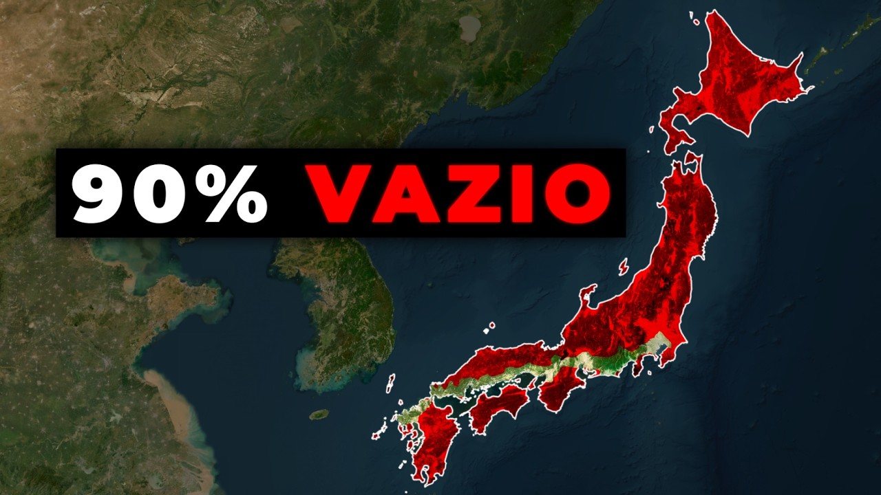 Por Que 90% do Japão Está Vazio?