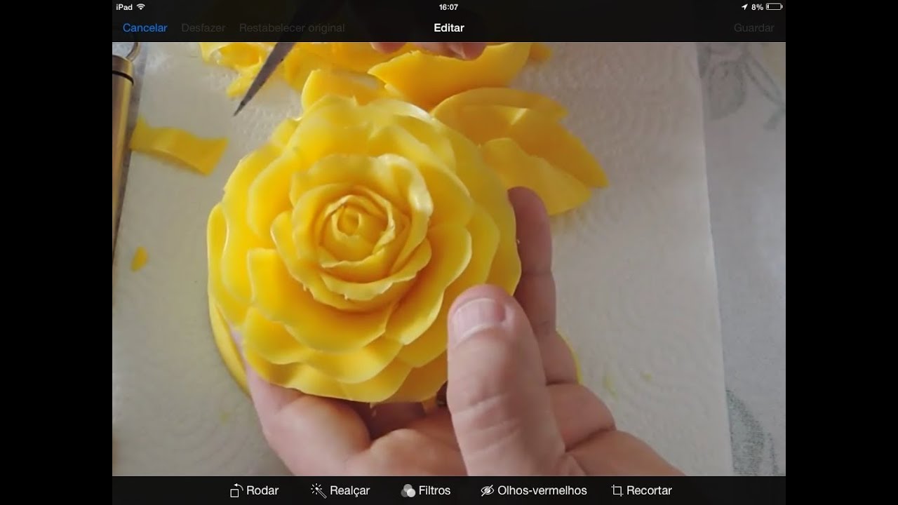 HOW TO CARVING A ROSE IN SOAP / 100 Aromas Esculturas em sabonete