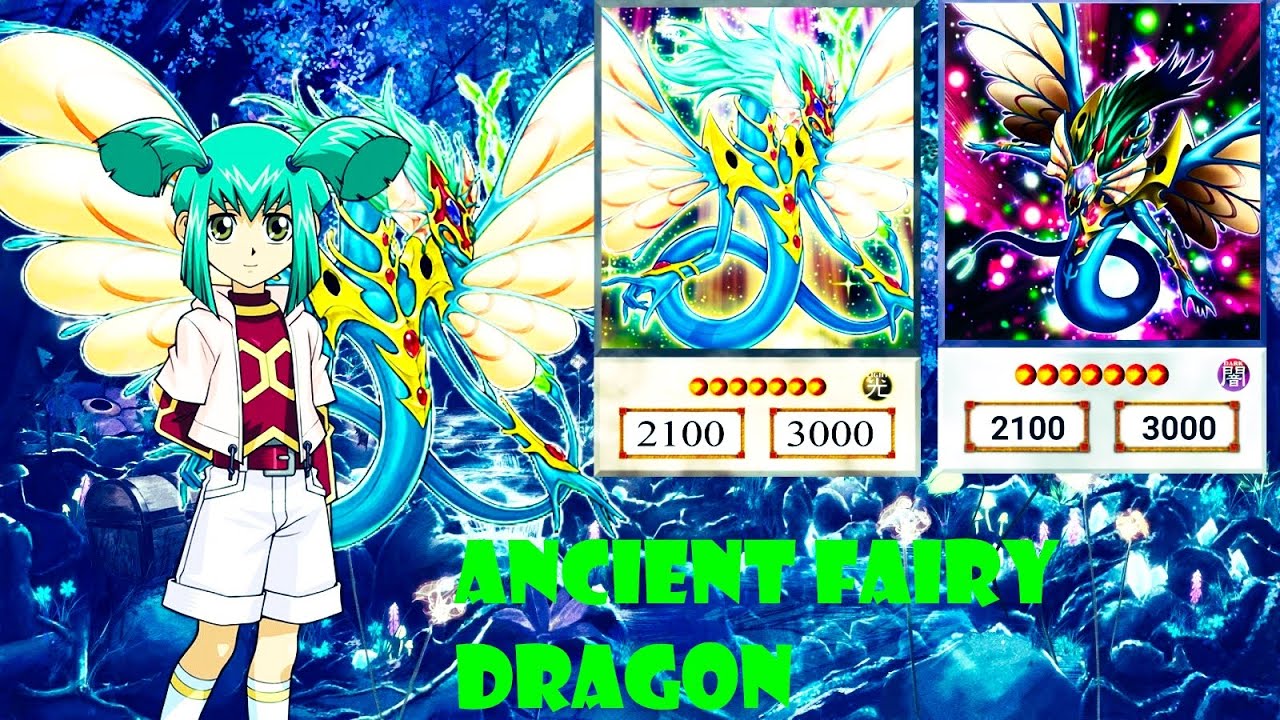 (YGOPRO)Ancient Fairy Dragon deck,Luna yugioh 5ds,(Anime)