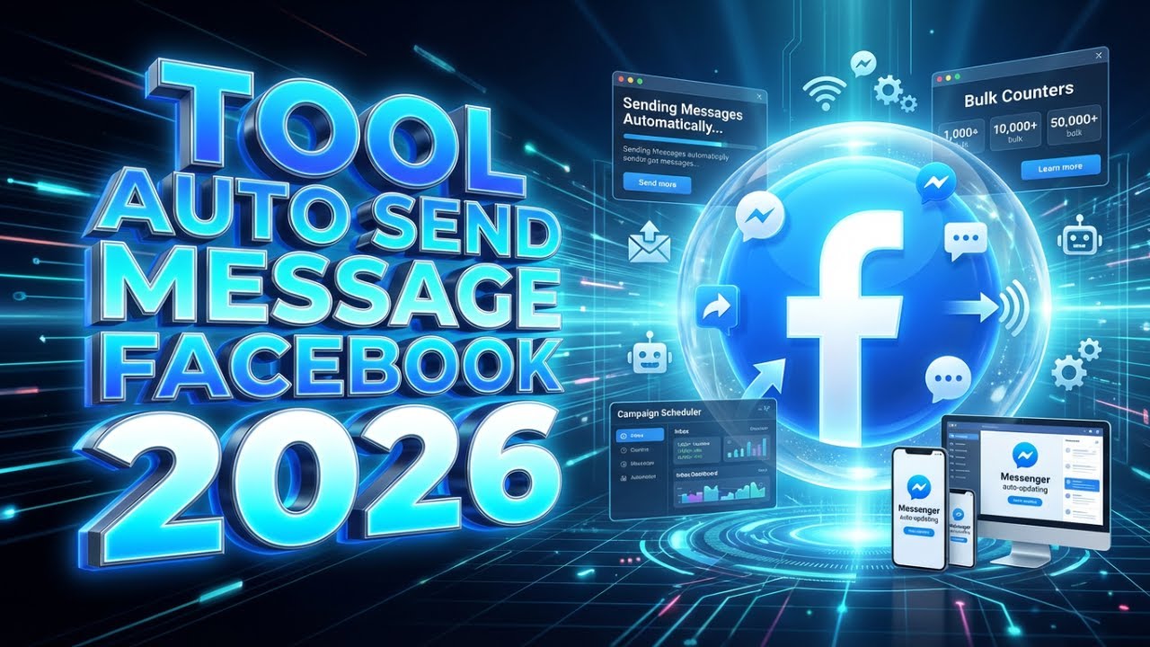 Tool Auto Send Message Facebook 2026 | Automatic Message Sender Facebook