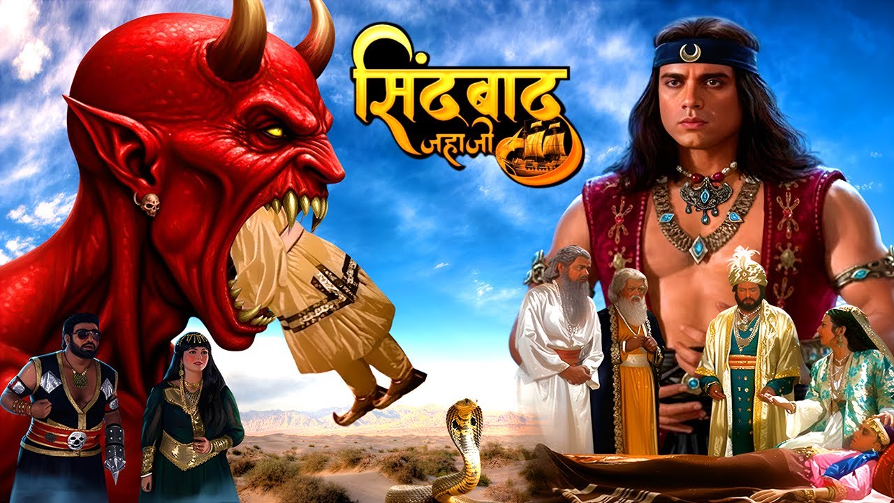 शैतान तुझे हुक्म देता हूँ, सिंदबाद को ज़िंदा निगल जा | Sindbad Jahazi | Alif Laila Ep 70