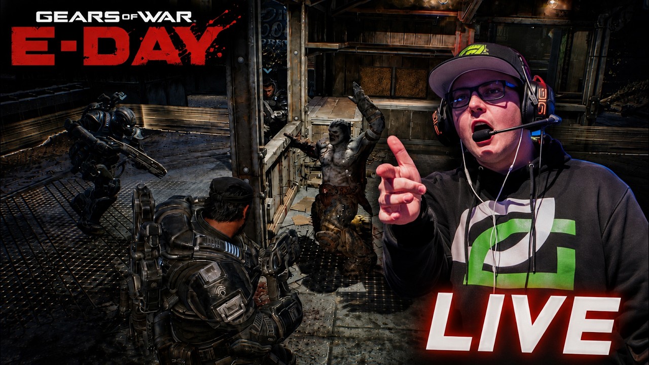 🔴 LIVE 🔴 Gears of War E-DAY BETA - #1 PoV 🔴