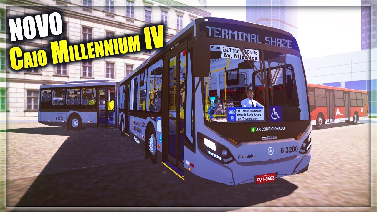 Caio Millennium IV Mercedes-Benz O500UA BlueTec5 l PT-BR (PC) l Proton Bus Simulator +G27