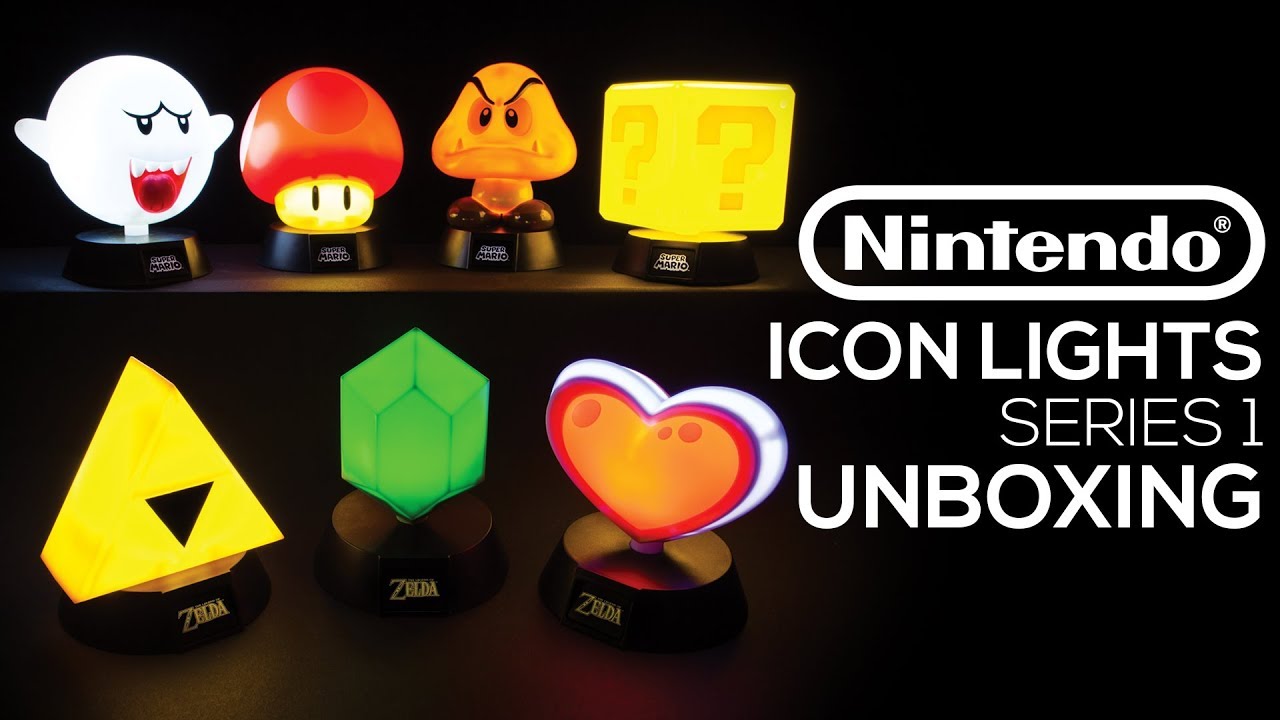 Nintendo Icon Lights Series 1 Unboxing | Paladone TV