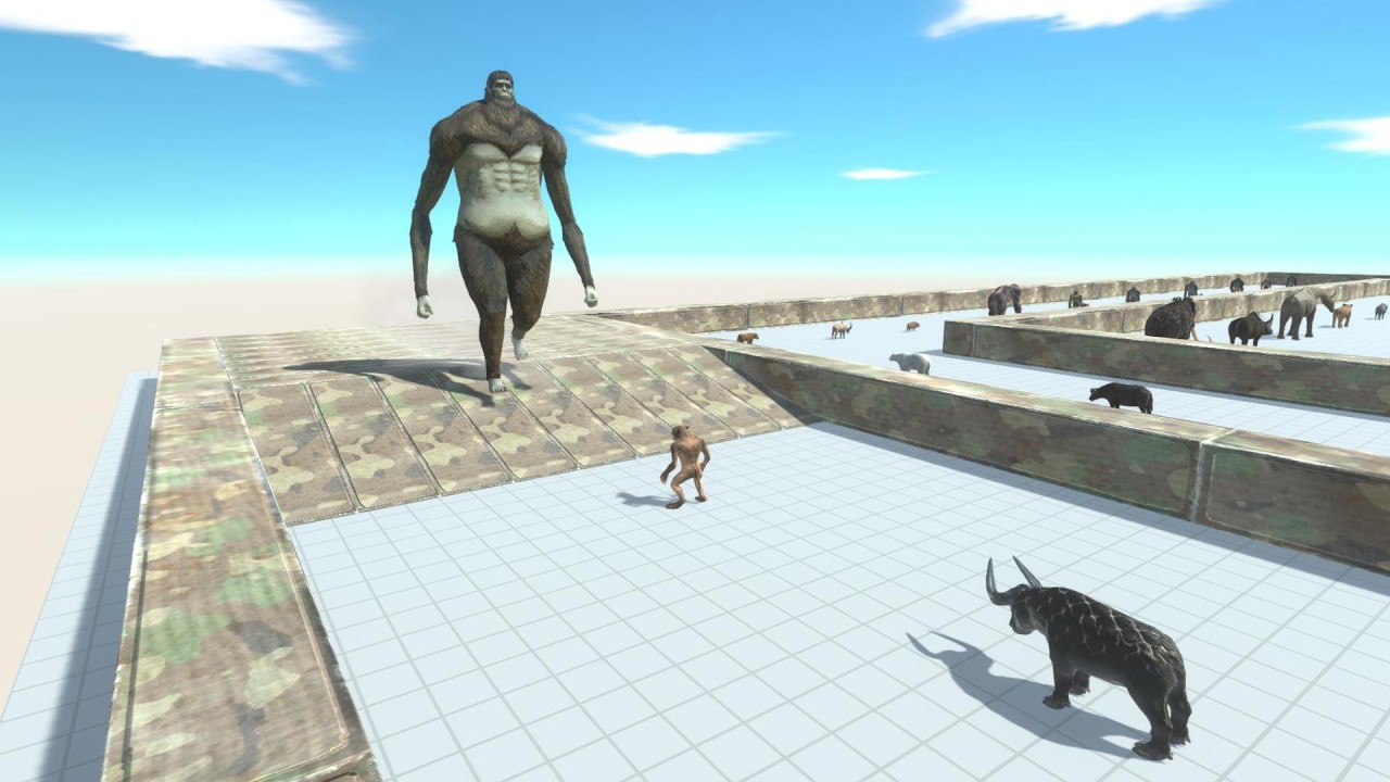 Titan Beast Deathrun - Animal Revolt Battle Simulator