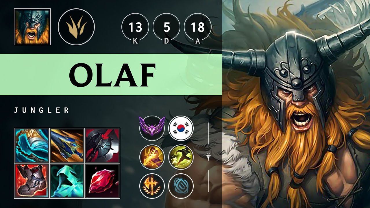 Olaf Jungle vs Skarner - KR Master Patch 25.S1.3