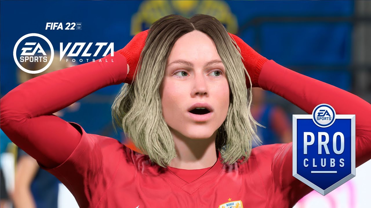 FIFA 22 PRO CLUBS FEMALE PLAYER CREATION NORWEGIAN GIRL