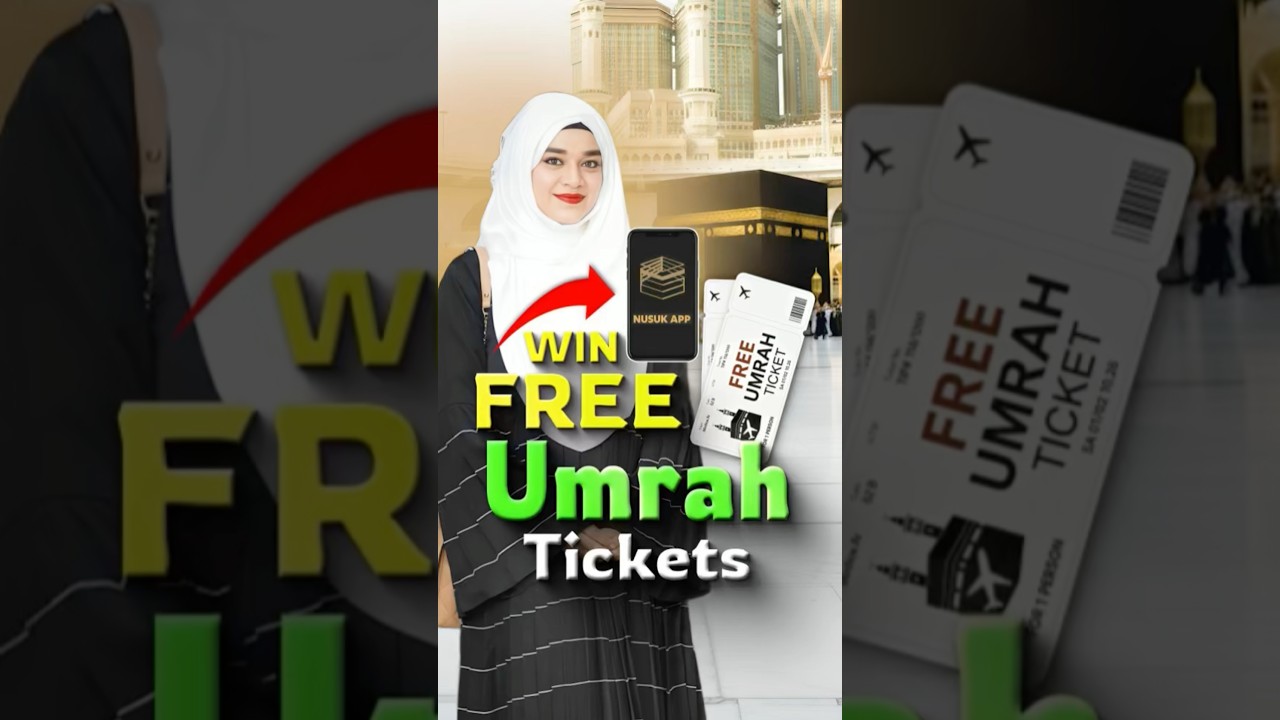 ВЫИГРАЙТЕ БЕСПЛАТНЫЕ БИЛЕТЫ НА УМРУ!! 🎫 ✨😱🕋 Отправляйтесь в Мекку и Медину с Министерством Саудов...