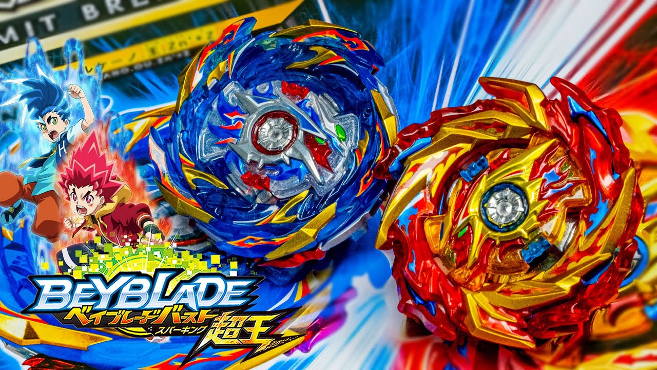 NEW HELIOS VOLCANO & HYPERION BURN B-174 LIMIT BREAK DX SET REVIEW BEYBLADE BURST SURGE 超王