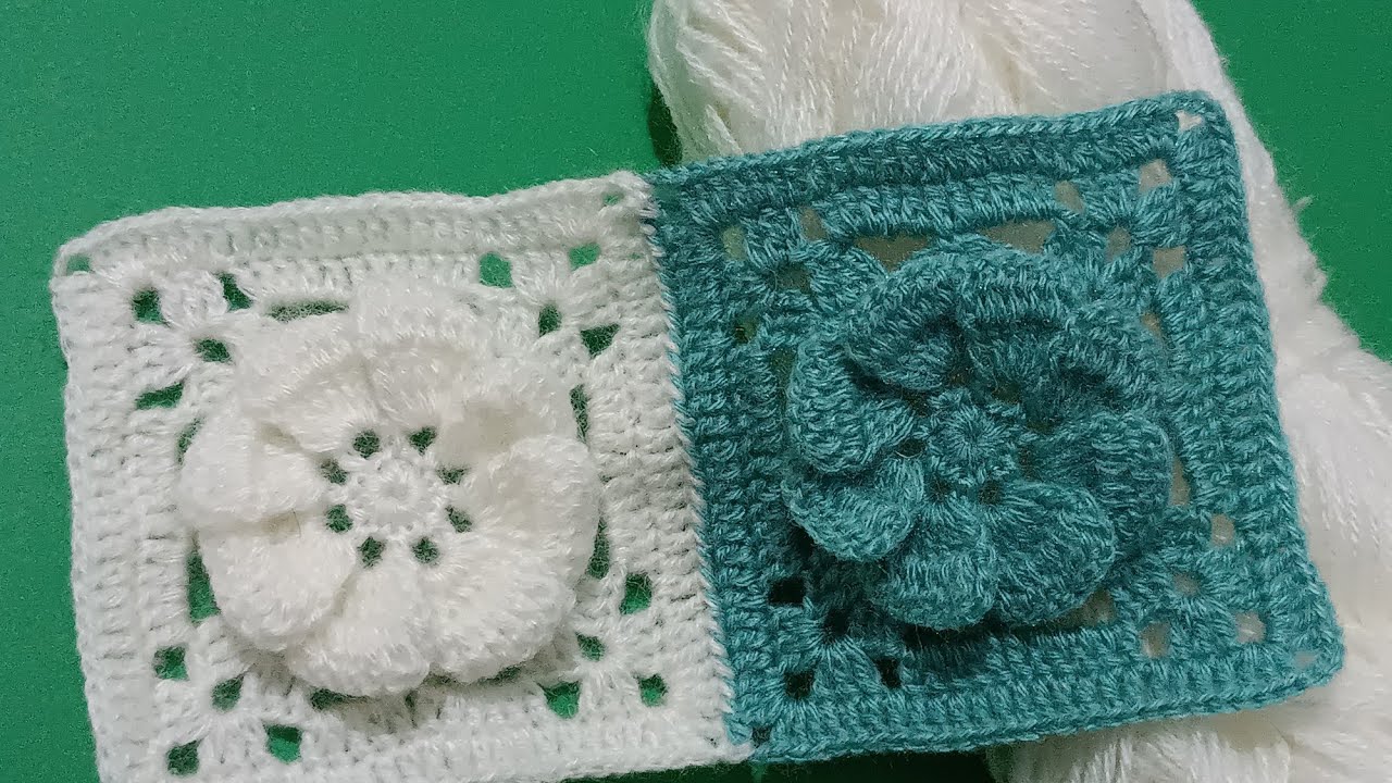 3D NADİDE ÖRGÜ YAPIMI ✔️HOW TO MAKE A 3D CROCHET MOTIF✔️