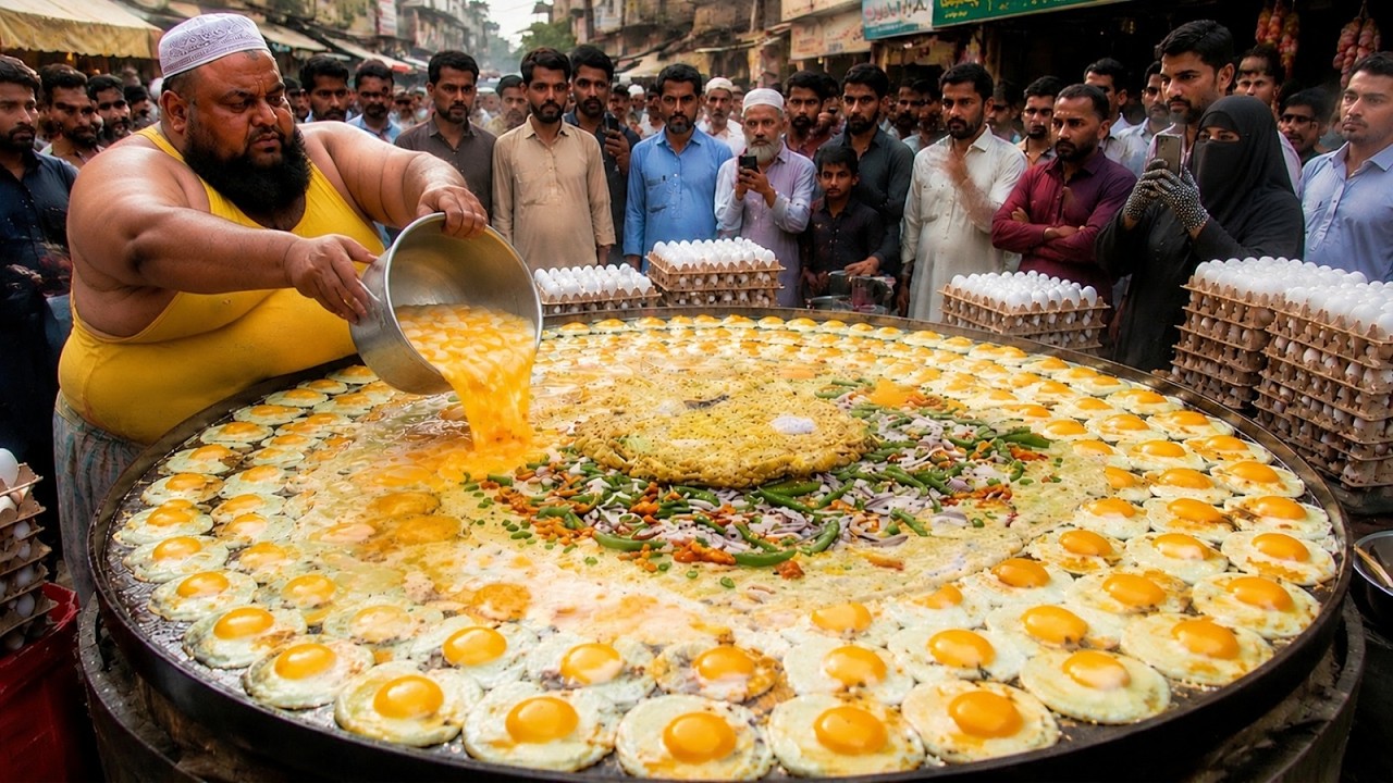 SUPER FAST BOY SELLING ANDA TIKKI ON THE ROADSIDE | PAKISTANI STREET FOOD