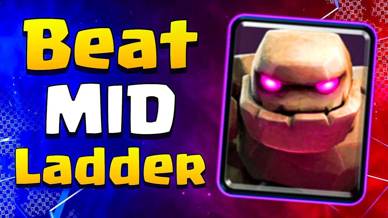 How To ESCAPE Mid Ladder with Golem 3 Musketeers💪🤩 (9000+🏆) Clash Royale