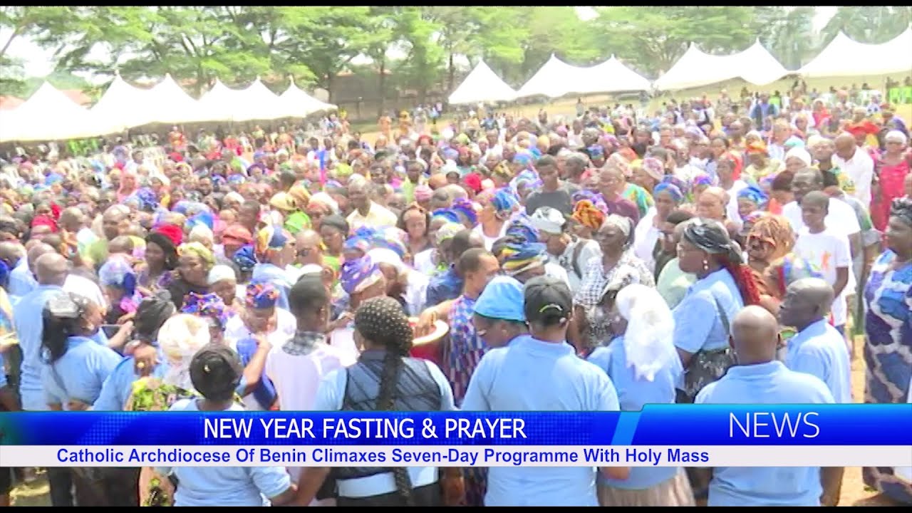 Католическая архиепархия Бенина завершила семидневную программу святой Мессой.